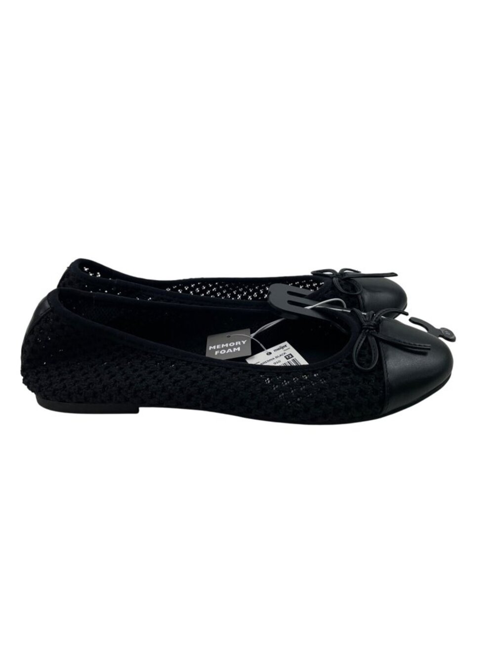 Falls Creek Brenna Womens Size 10M Black Flats w/Memory Foam - Picture 3 of 10